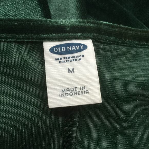 Old Navy Medium Swing Tank Dress Green Velvet - Picture 5 of 6